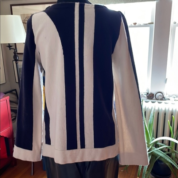 Ann Taylor Blue and White Crew Neck Sweater Size M - Picture 5 of 7